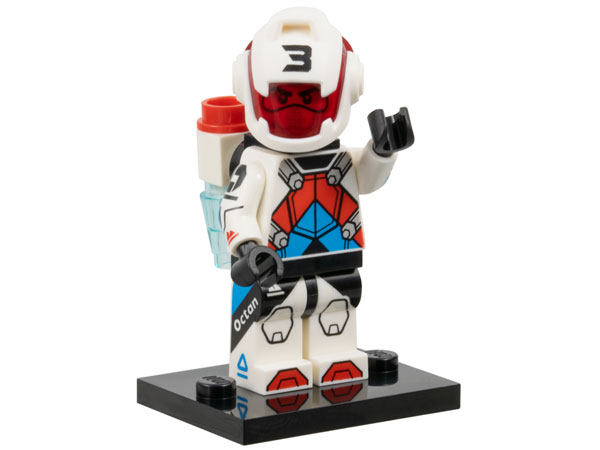 Jetpack Racer, Series 27 (Complete Set with Stand and Accessories