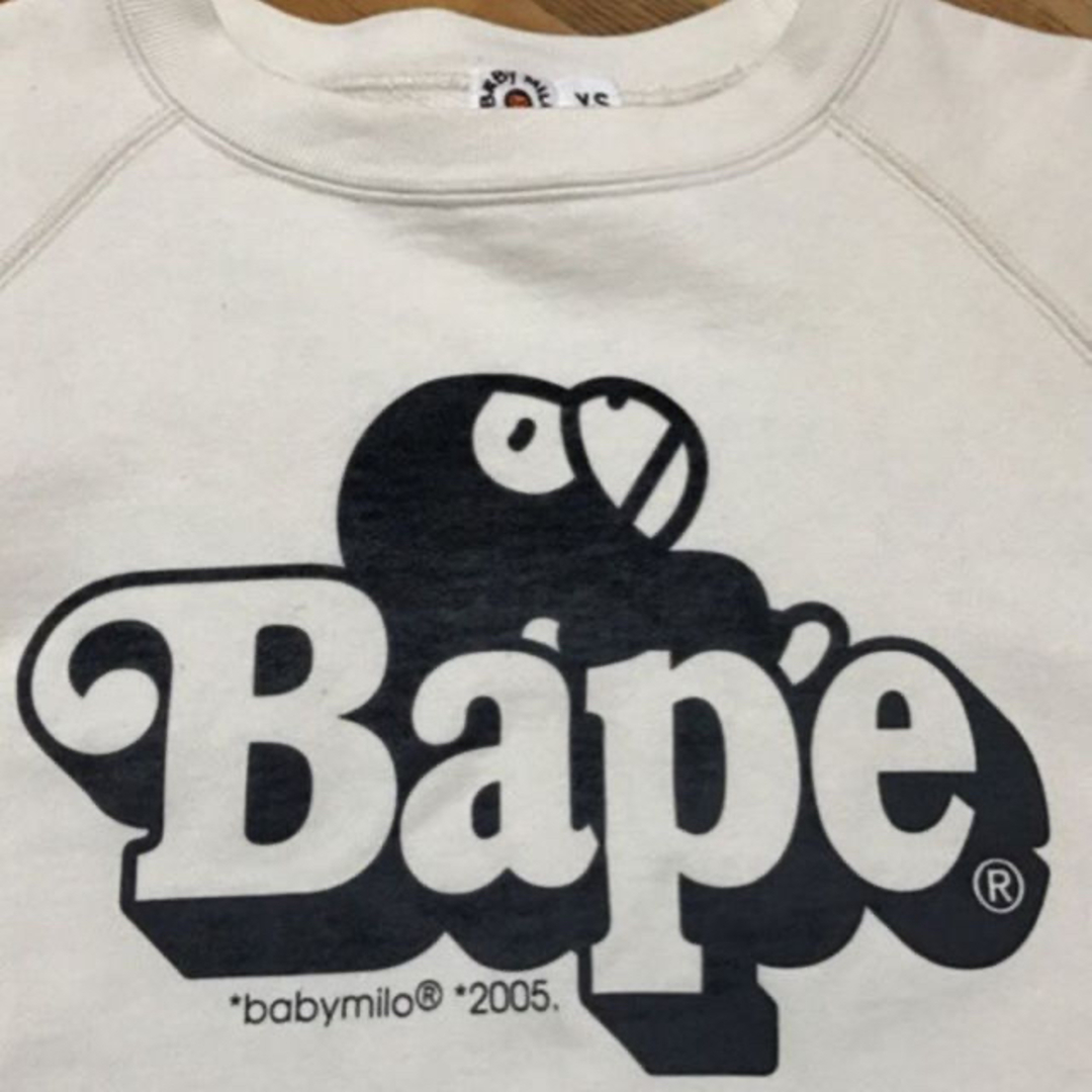 A BATHING APE - A BATHING APE 白マイロスウェットの通販 by Kii's