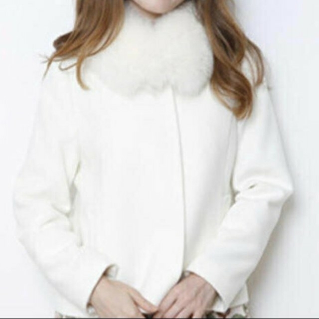 Apuweiser-riche ファー付きショートコート