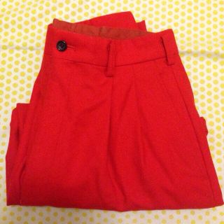 COMME des GARCONS（サルエルパンツ ・ レッド/赤色系）のフリマ