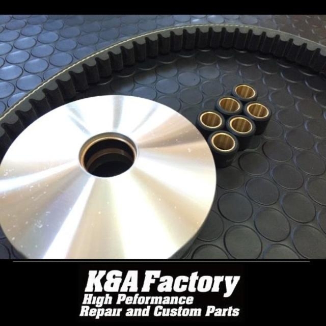 ヤマハ - ハイスピードプーリー+ベルト+ウエイトローラーセット［217