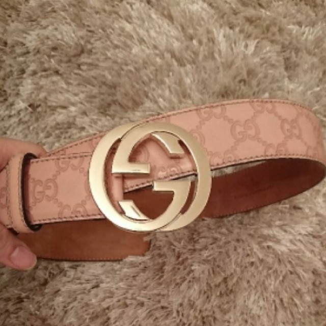 GUCCI - ♡♡ayu♡♡様専用 グッチ ベルト グッチシマ ピンク 可愛いの