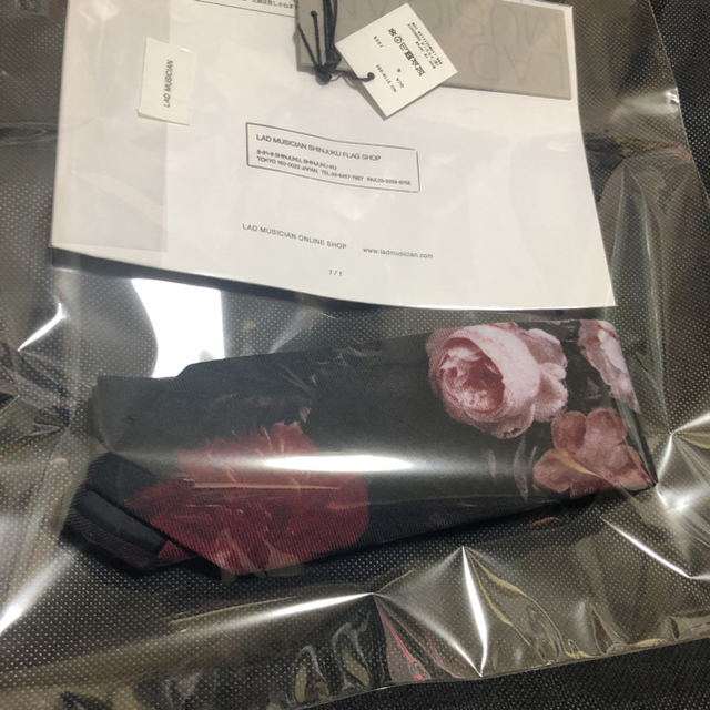 LAD MUSICIAN - 新品 LAD MUSICIAN 18ss ネクタイ NECKTIE 花柄 薔薇の