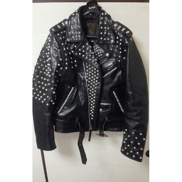 鋲ジャン 本革 ライダースジャケットの通販 by Na♡'s shop｜ラクマ