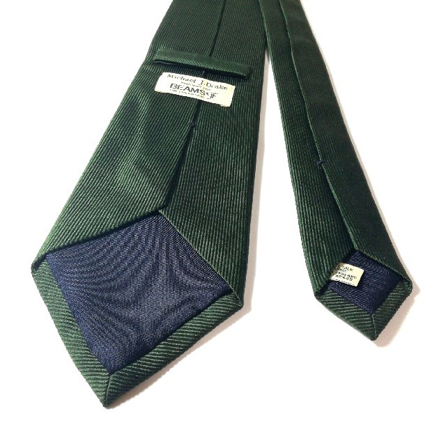 DRAKES - 【美品】ドレイクス ビームスF 別注 ネクタイ 深緑の通販 by