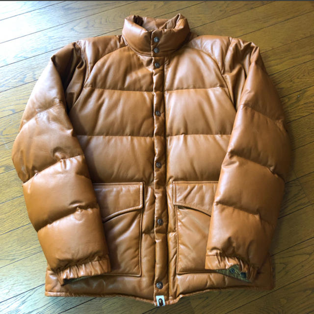 A BATHING APE - キムタク着用 レザーダウンジャケット 木村拓哉の通販