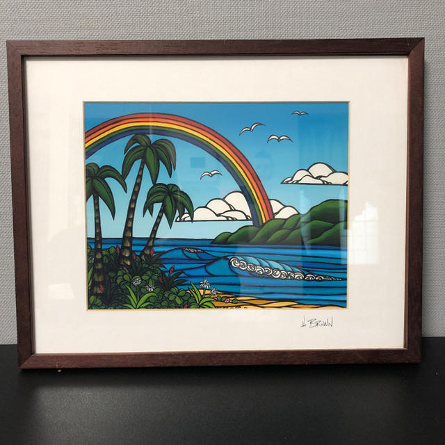 Ron Herman - ☆専用☆ヘザーブラウン 額付き 絵 アヌエヌエ 虹 ロン