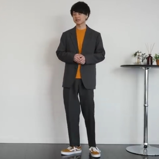 UNIQLO - UNIQLO U セットアップ 19ss グレーの通販 by ヤノ's shop