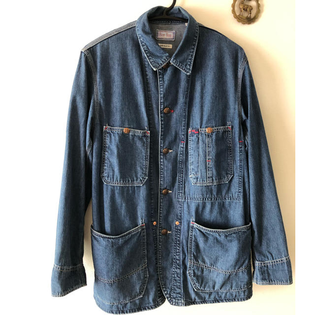 BLUE BLUE - ブルーブルー カバーオールの通販 by ハル's shop｜ブルー