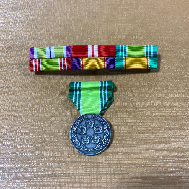 防衛記念章6個(台座付き)+メダル付き防衛記念章の通販 by mama.25's