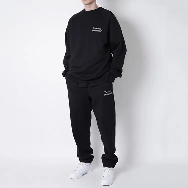 イズネス ENNOY スタイリスト私物 スウェット BLACK Lの通販 by スー's