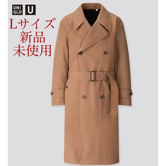 UNIQLO - 20SS ユニクロU ブロックテックトレンチコート ブラウンの