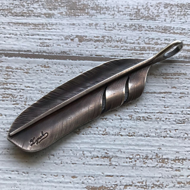 希少 LYNCH SILVERSMITH 廃盤フェザー L size