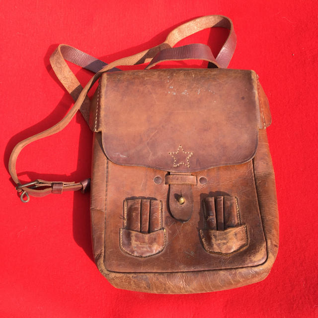 戦争資料 軍隊 戦前 戦中 日本軍 中尉 日本陸軍 革鞄 貴重品