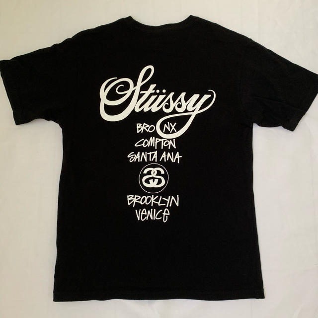 STUSSY - STUSSY ステューシー Tシャツ ブラック 着丈約62cm 身幅約