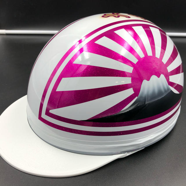 コルク半 カスタム 富士日章 白ピンク ラメ 送料無料の通販 by