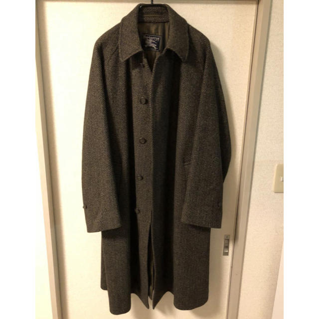 BURBERRY - 【極美品】BURBERRY 一枚袖 バルマカーン ヘリンボーン