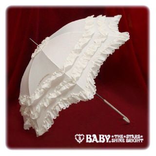 BABY,THE STARS SHINE BRIGHT - 未使用 ホワイト BABY 日傘 傘の通販