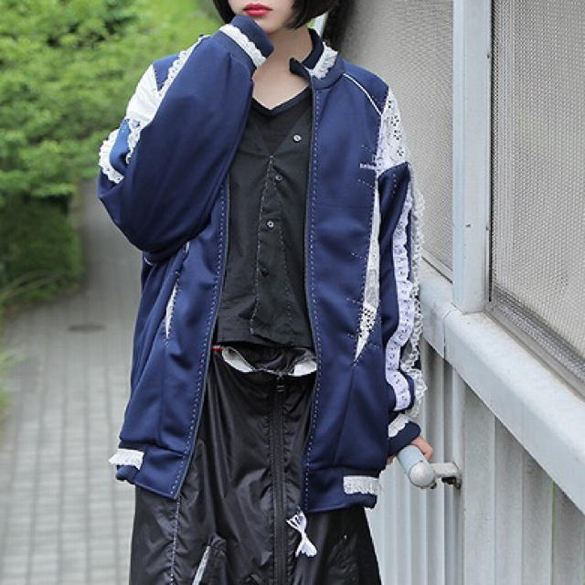 keisuke kanda - keisuke kanda ぶかぶかのレース手縫いのジャージ