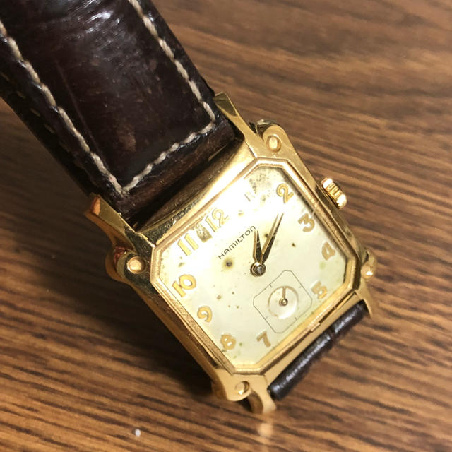 Hamilton - ハミルトン ロイド アンティーク ゴールド クォーツ 6294の