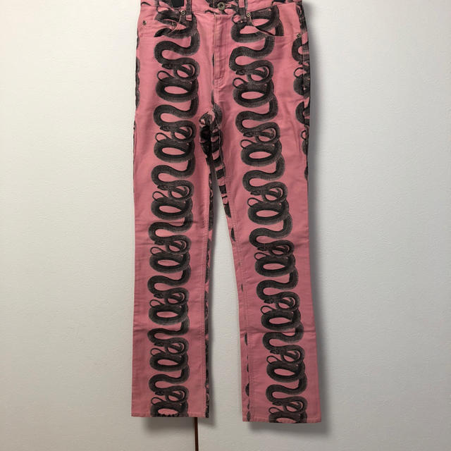 HYSTERIC GLAMOUR - ヒステリックグラマー 蛇ピンクパンツ パン