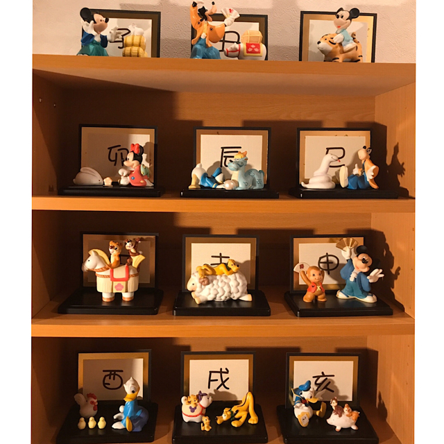 Disney - ディズニー キャラクター レア 陶器 お正月 干支飾り 十二支