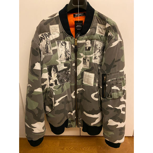 RAF SIMONS - RAF SIMONS 2001AW テロ期カモフラージュMA-1の通販 by
