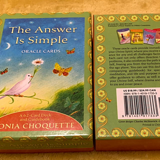 The Answer Is Simple Oracle Cards With Gの通販 by あすか｜ラクマ