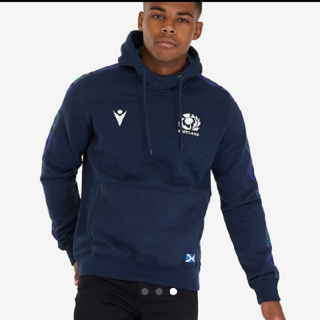 macron ラグビー スコットランド パーカー M 日本Lの通販 by ロロロ's