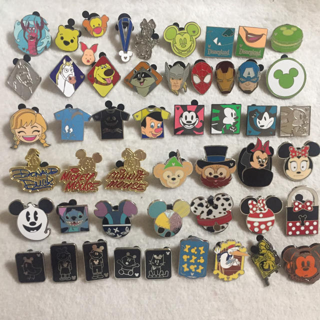 Disney - ♦︎50個セット♦︎海外 ディズニー ピントレマーク有り