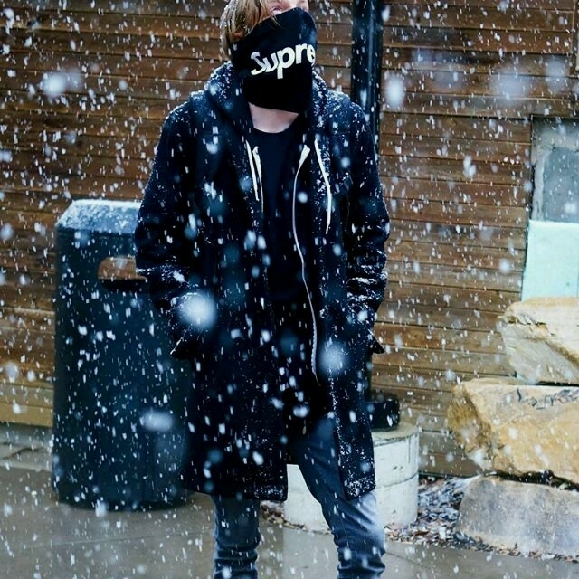 Supreme - 新品半タグ Supreme ネックウォーマー navy 加工 メンズ兼用