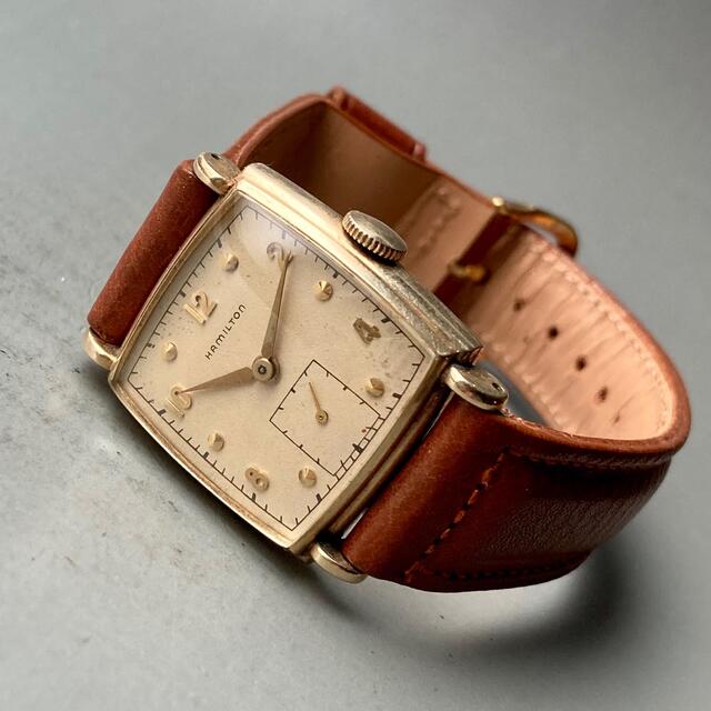 Hamilton - 【動作良好】ハミルトン アンティーク 腕時計 1940年代 手