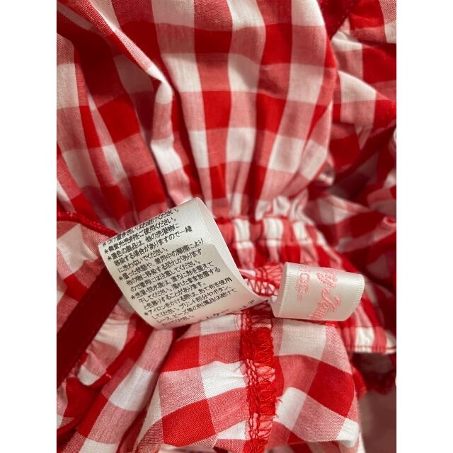 Shirley Temple - シャーリーテンプル ギンガムチェック ワンピース 赤