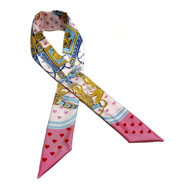 HERMES - 新品未使用♡エルメス Brides de Gala love ツイリー♡ピンク