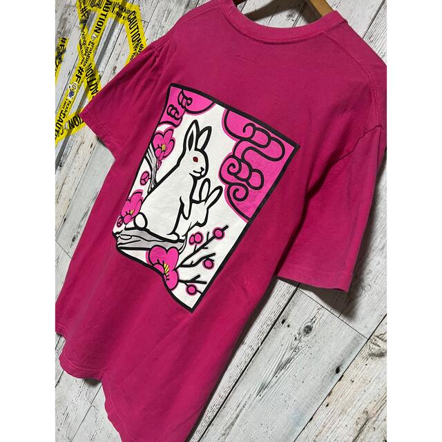 VANQUISH - 極限定花札 FR2梅 Tシャツ 濃厚桃色 XLARGE CUNE HUFの通販