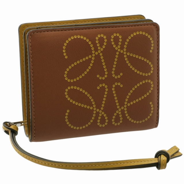 LOEWE - LOEWE 財布 二つ折り コンパクト ジップウォレット アナグラム