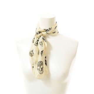 Alexander McQueen - Alexander McQueen スカル プリント シルク