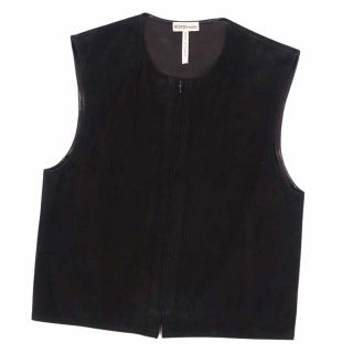 HERMES - エルメス ベスト ジレ マルジェラ期 ジップアップ スウェード