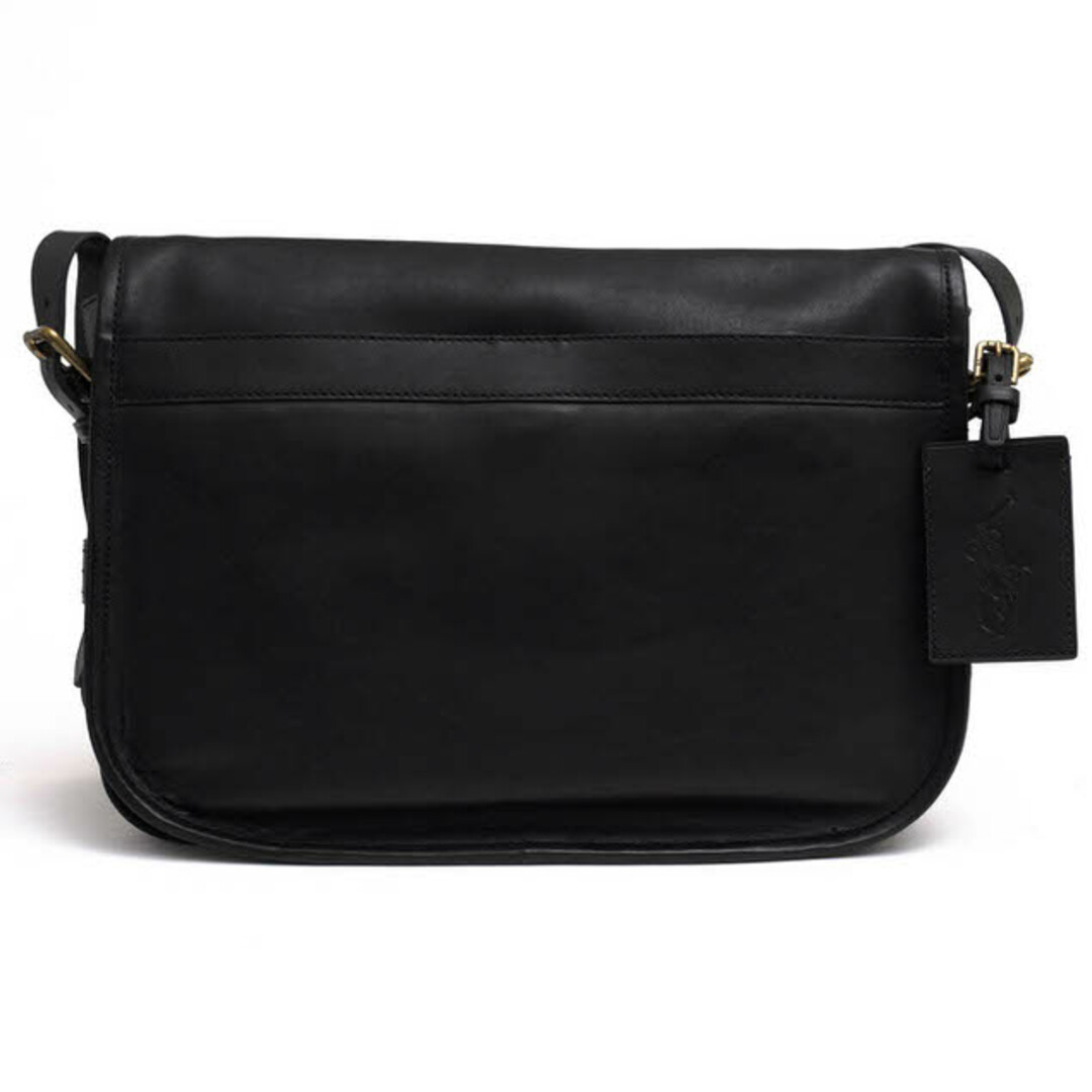 Lauren 【20895】ラルフローレン☆レザー☆ショルダーバッグ☆黒