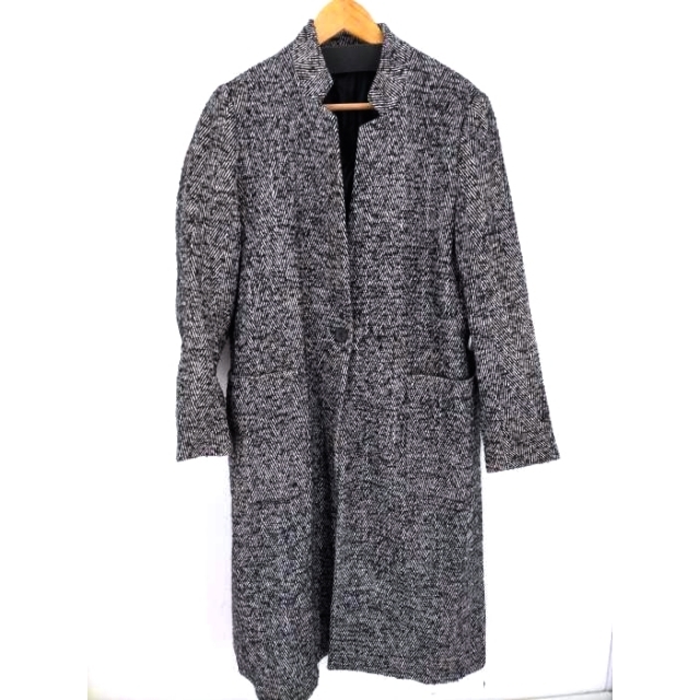 ZARA - ZARA(ザラ) ウール混 ツイード チェスターコート メンズ