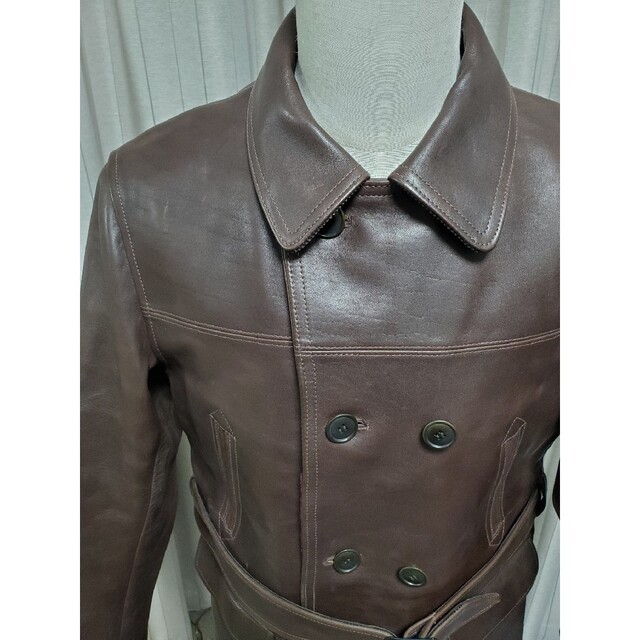 ATLAST アットラスト ホースハイド カーコート 42 Timewornの通販 by