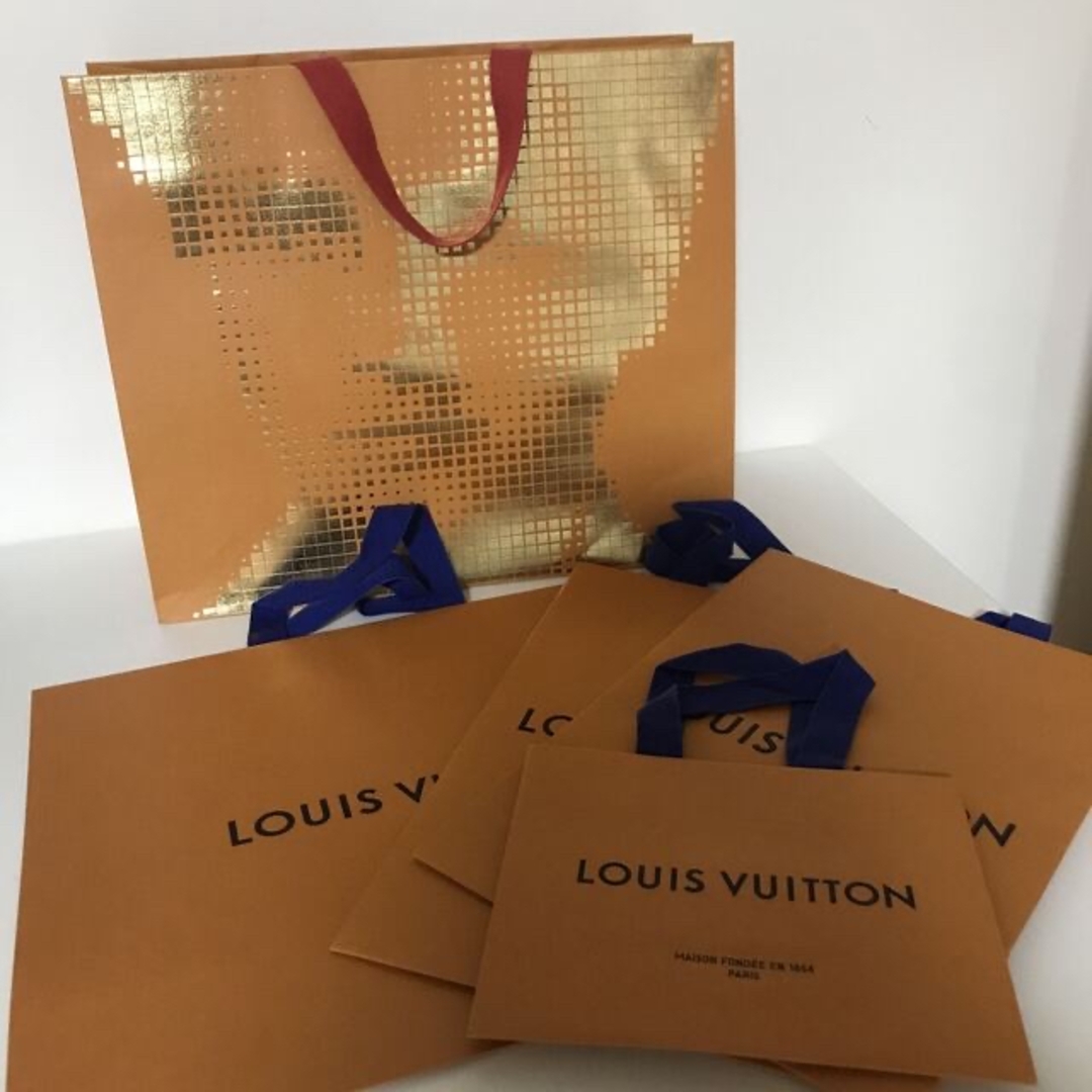 LOUIS VUITTON - ルイヴィトン ショッパー 中〜小サイズ 5枚セットの