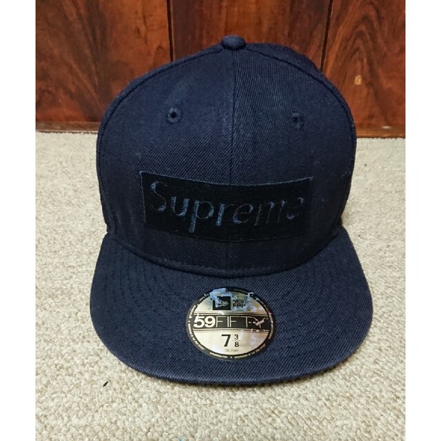 Supreme - Supreme Tonal Box Logo New Era Cap Navyの通販 by ドリ's