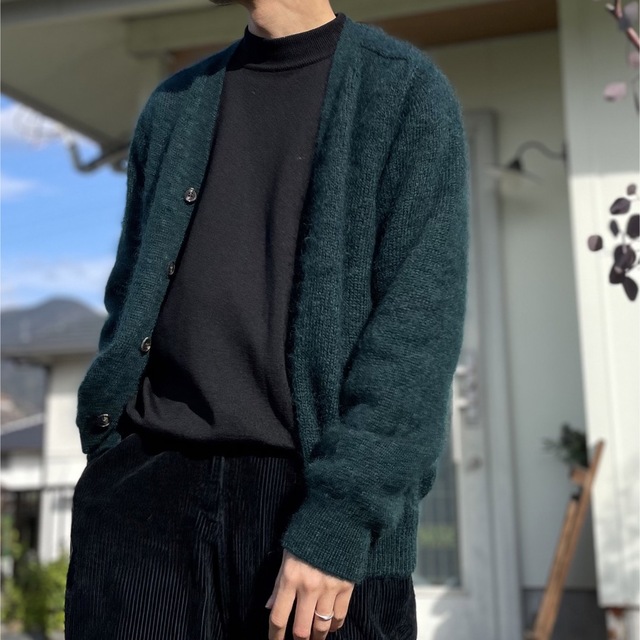 BATONER - batoner pure mohair cardigan バトナーピュアモヘアの通販