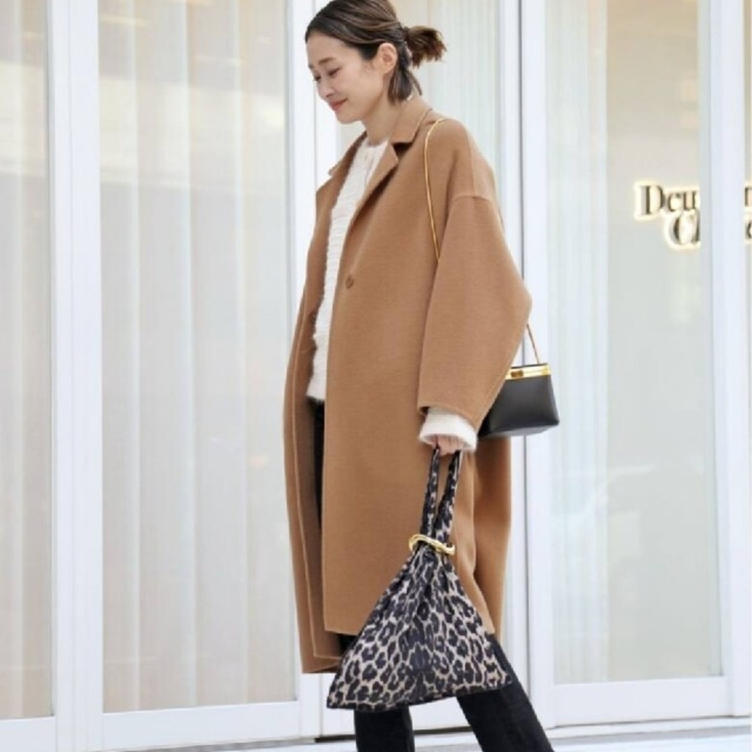 DEUXIEME CLASSE - ドゥーズィエムクラス ウールアンゴラ リバーコート