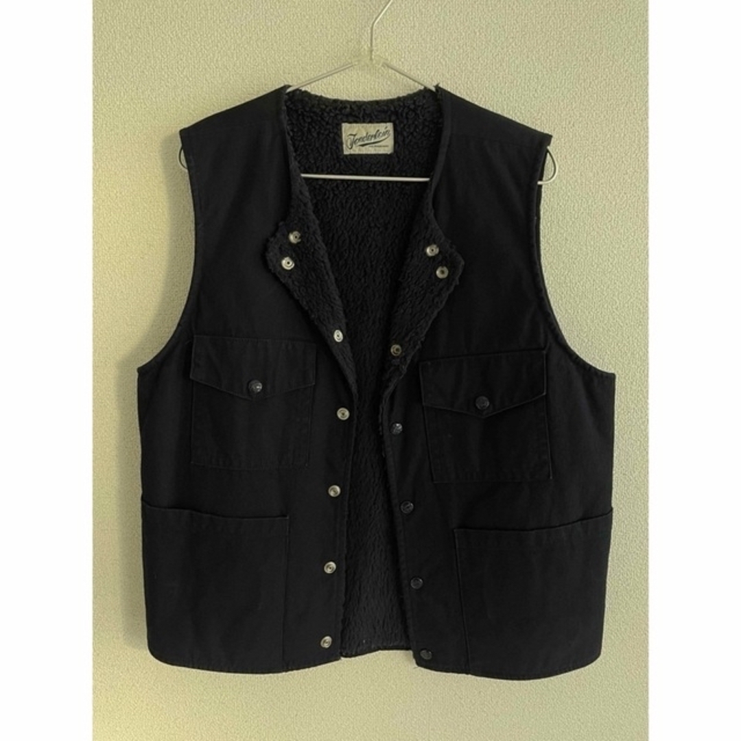 TENDERLOIN - Tenderloin テンダーロイン Navy 裏ボアベストの通販 by