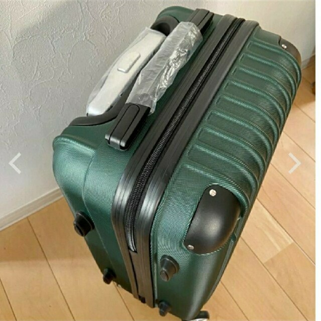 スーツケース 大型 大容量 LL 超軽量 ダークグリーン XL 8輪の通販 by