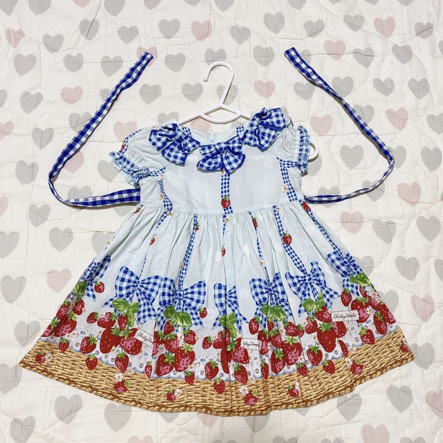 Shirley Temple - いちごバスケットワンピース/シャーリーテンプルの