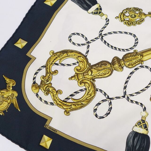 HERMES - エルメス HERMES スカーフ カレ90 LES CLES THE KEYS RARE(鍵