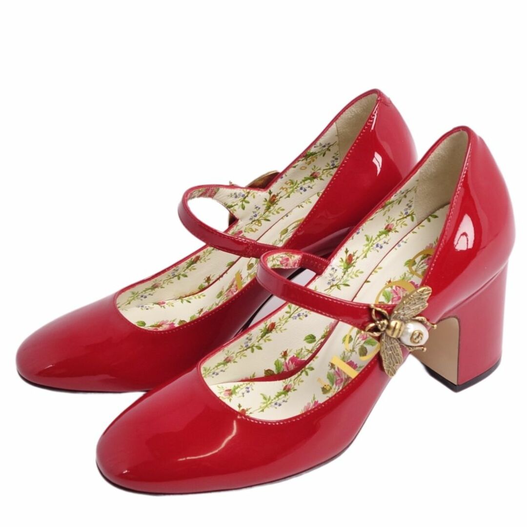 GUCCI - 未使用 グッチ GUCCI パンプス ストラップ メリージェーン 蜂
